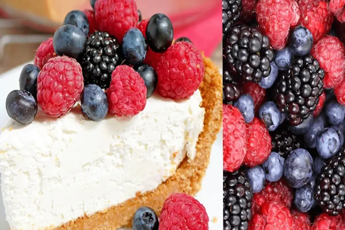 Receita de Cheesecake de frutas vermelhas