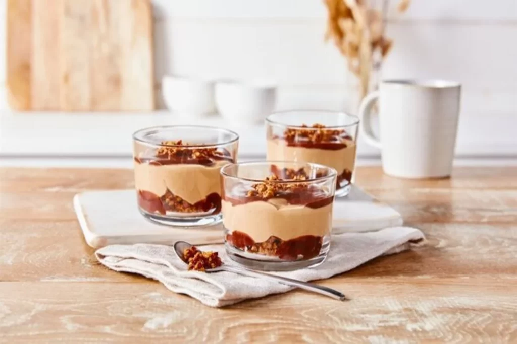 Receita de Tiramisu de Caramelo salgado com amêndoas